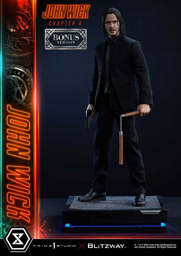 John Wick Chapter 4 Ultimate Premium Masterline Series Statue 1/4 John Wick Deluxe Bonus Version 54 cm Statues