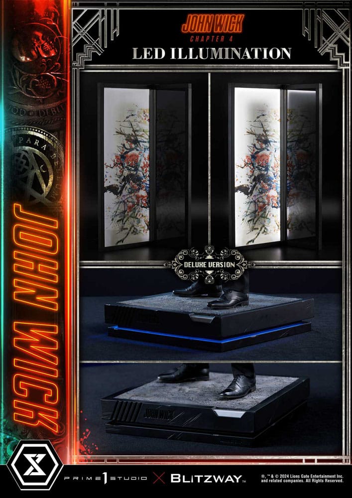 John Wick Chapter 4 Ultimate Premium Masterline Series Statue 1/4 John Wick Deluxe Bonus Version 54 cm Statues