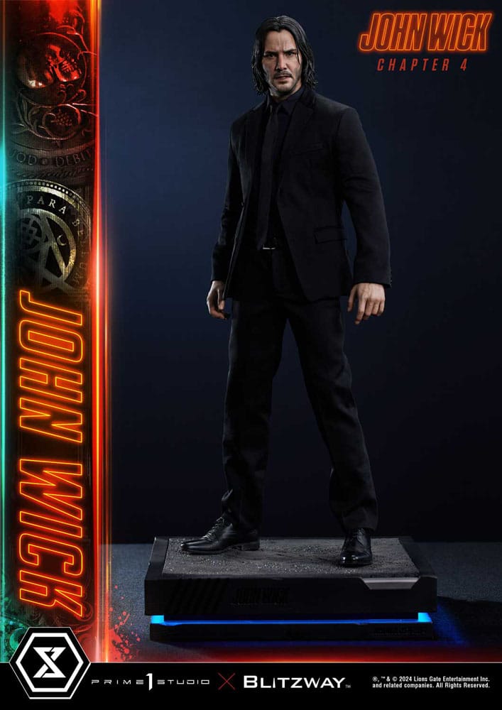 John Wick Chapter 4 Ultimate Premium Masterline Series Statue 1/4 John Wick Deluxe Bonus Version 54 cm Statues