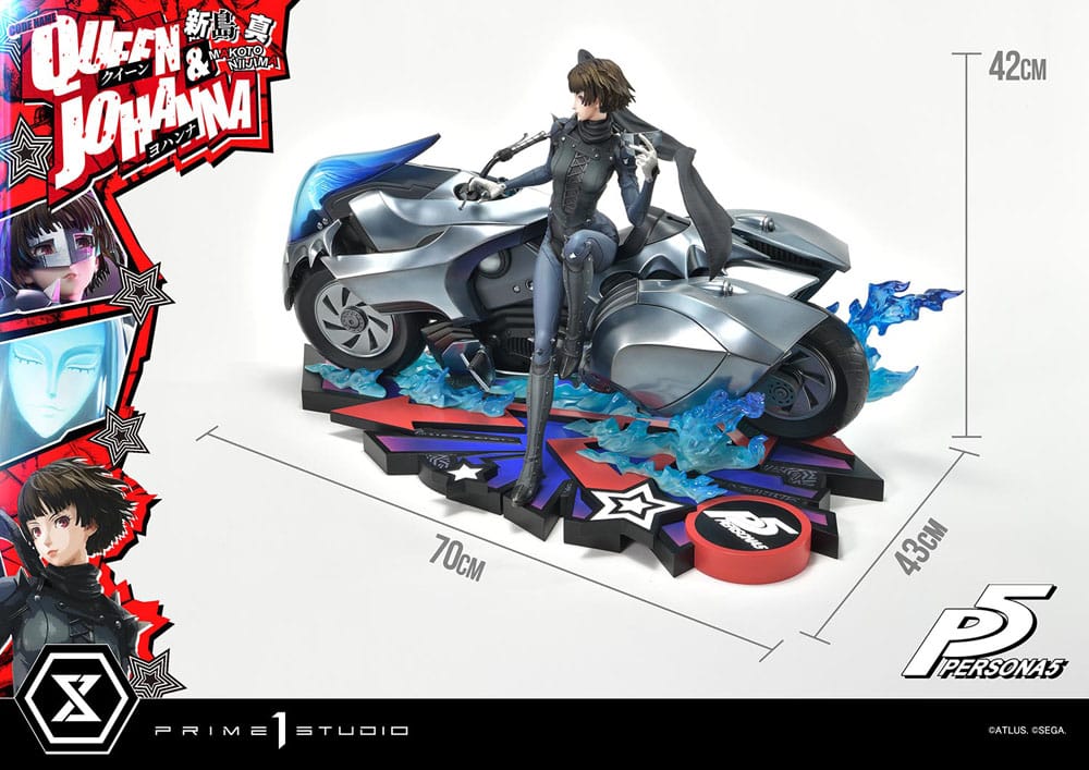 Persona 5 Premium Masterline Series Statue 1/4 Makoto Niijima ’Queen’ & Johanna 42 cm Statues