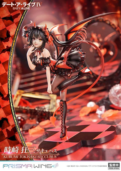 Date A Live Prisma Wing PVC Statue 1/7 Kurumi Tokisaki succubus 25 cm