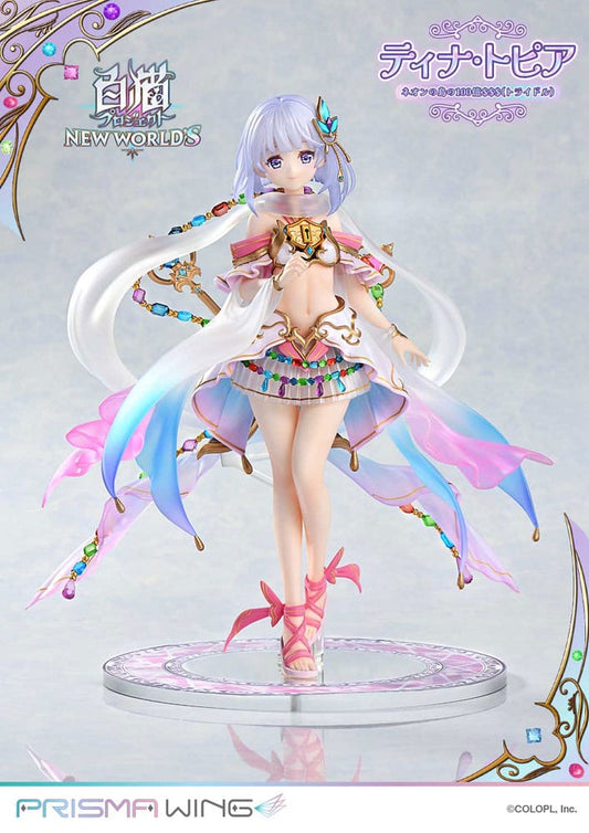 White Cat Project Prisma Wing PVC Statue 1/7 Tina Topia (The 10 Billion Tridollars of Neon Island) 22 cm Statues