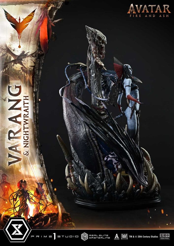Avatar: Fire and Ash (Film) Real Elite Masterline Series Statue 1/4 Varang & Nightwraith Avatar Legacy Collection 96 cm