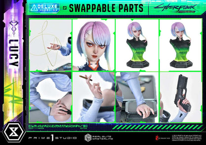 Cyberpunk: Edgerunners Real Elite Masterline Series Statue 1/4 Deluxe Bonus Version 50 cm