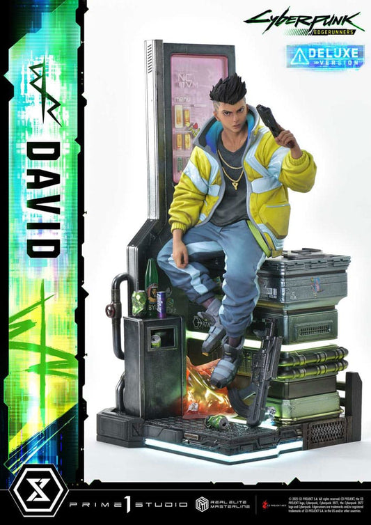 Cyberpunk: Edgerunners Real Elite Masterline Series Statue 1/4 David Bonus Version 58 cm