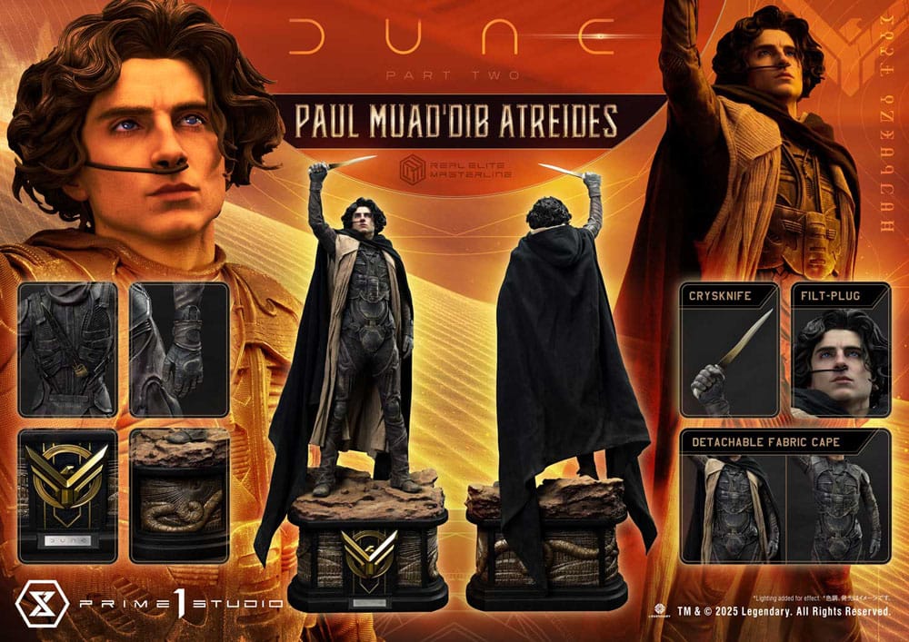 Dune: Part Two Real Elite Masterline Series Statue 1/3 Paul Atreides 90 cm Statues