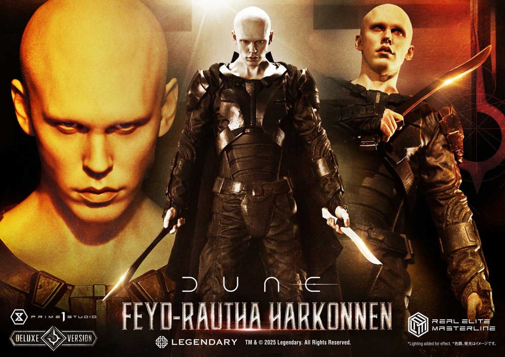 Dune: Part Two Real Elite Masterline Series Statue 1/3 Feyd-Rautha Harkonnen Ultimate Bonus Version 83 cm