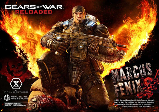 Gears of War: Reloaded Real Elite Masterline Series Statue 1/3 Marcus Fenix Ultimate Version 97 cm