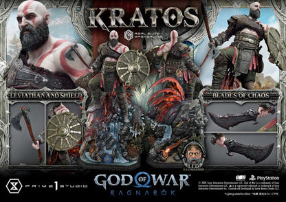 God of War: Ragnarok Real Elite Masterline Series Statue 1/3 Kratos Ultimate Version 95 cm Statues