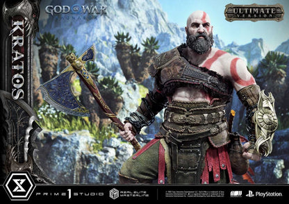 God of War: Ragnarok Real Elite Masterline Series Statue 1/3 Kratos Ultimate Version 95 cm