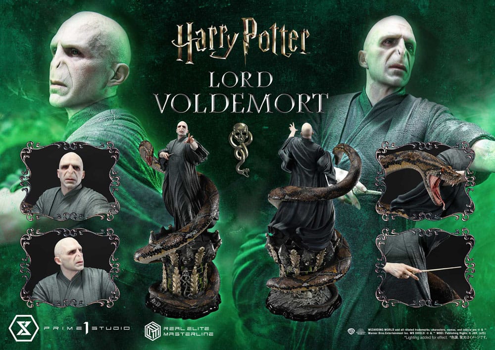 Harry Potter Real Elite Masterline Series Statue 1/4 Lord Voldemort Bonus Version 83 cm Statues