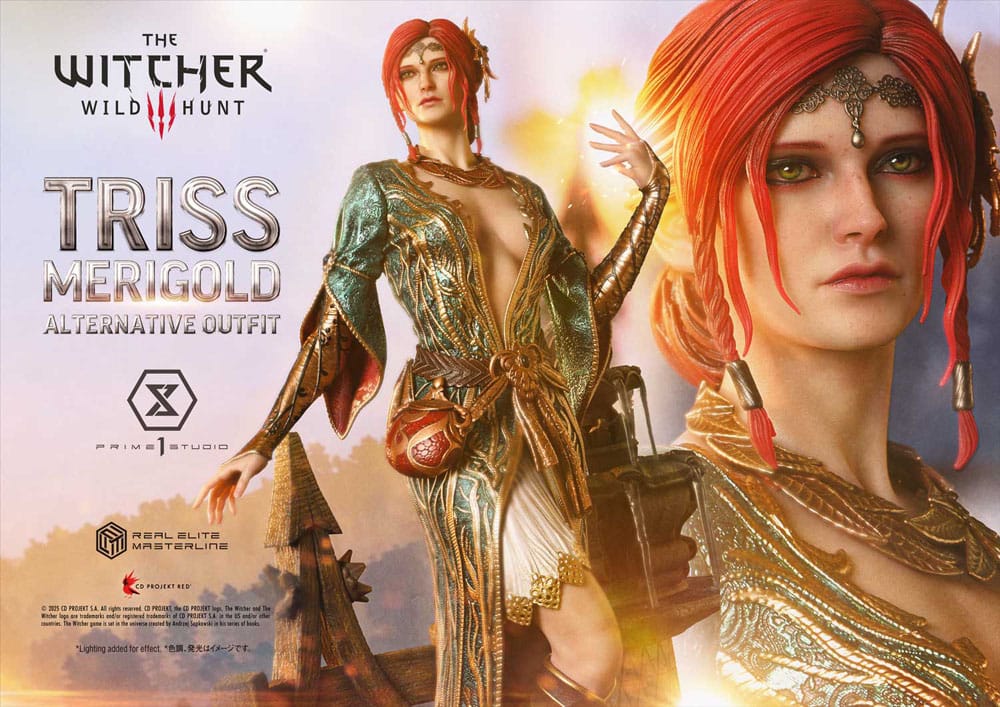 The Witcher 3: Wild Hunt Real Elite Masterline Series Statue 1/4 Triss Merigold Bonus Version 52 cm