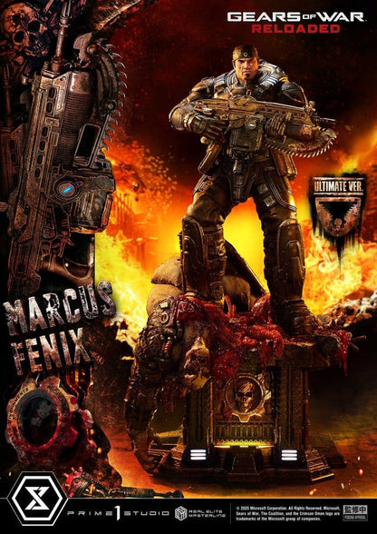 Gears of War: Reloaded Real Elite Masterline Series Statue 1/3 Marcus Fenix Ultimate Version 97 cm
