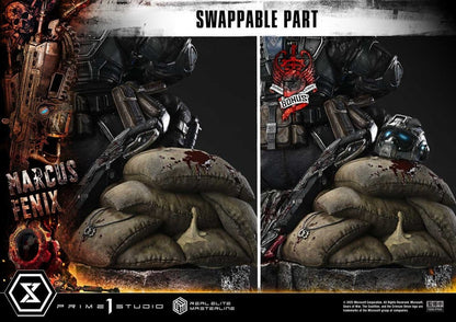 Gears of War: Reloaded Real Elite Masterline Series Statue 1/3 Marcus Fenix Ultimate Bonus Version 97 cm