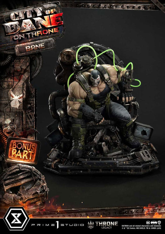 DC Comics Throne Legacy Collection Statue Statue 1/4 Batman Bane on Throne Deluxe Bonus Version 61 cm Statues
