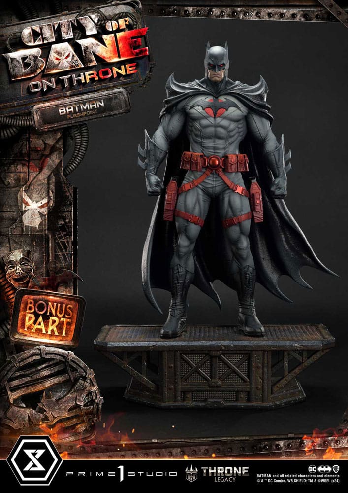 DC Comics Throne Legacy Collection Statue Statue 1/4 Flashpoint Batman Bonus Version 60 cm Statues