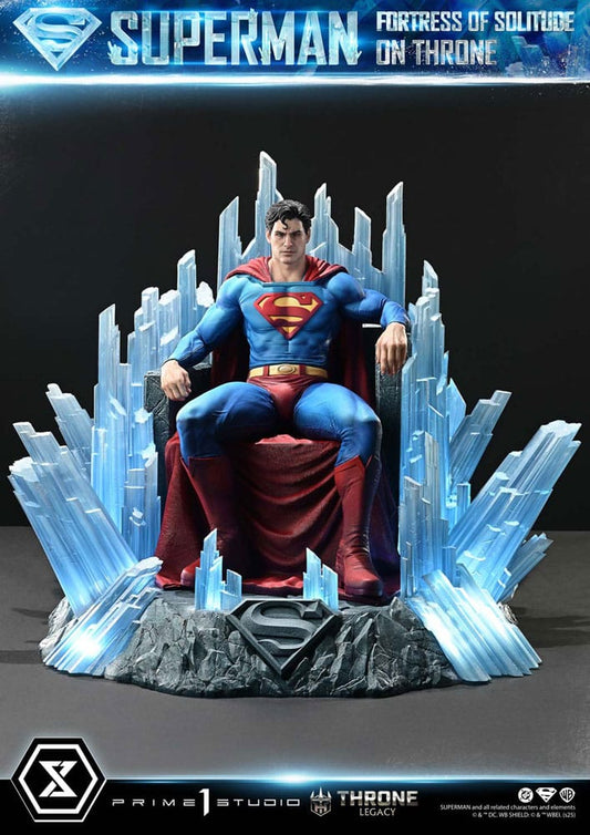 DC Comics Throne Legacy Collection Statue Statue 1/4 Superman Fortress of Solitude on Throne (Design by Gabriele