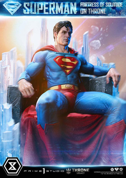 DC Comics Throne Legacy Collection Statue Statue 1/4 Superman Fortress of Solitude on Throne (Design by Gabriele Dell'Otto) 52 cm