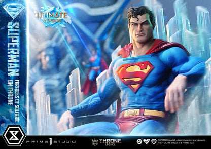 DC Comics Throne Legacy Collection Statue Statue 1/4 Superman Fortress of Solitude on Throne (Design by Gabriele Dell'Otto) Ultimate Bonus Version