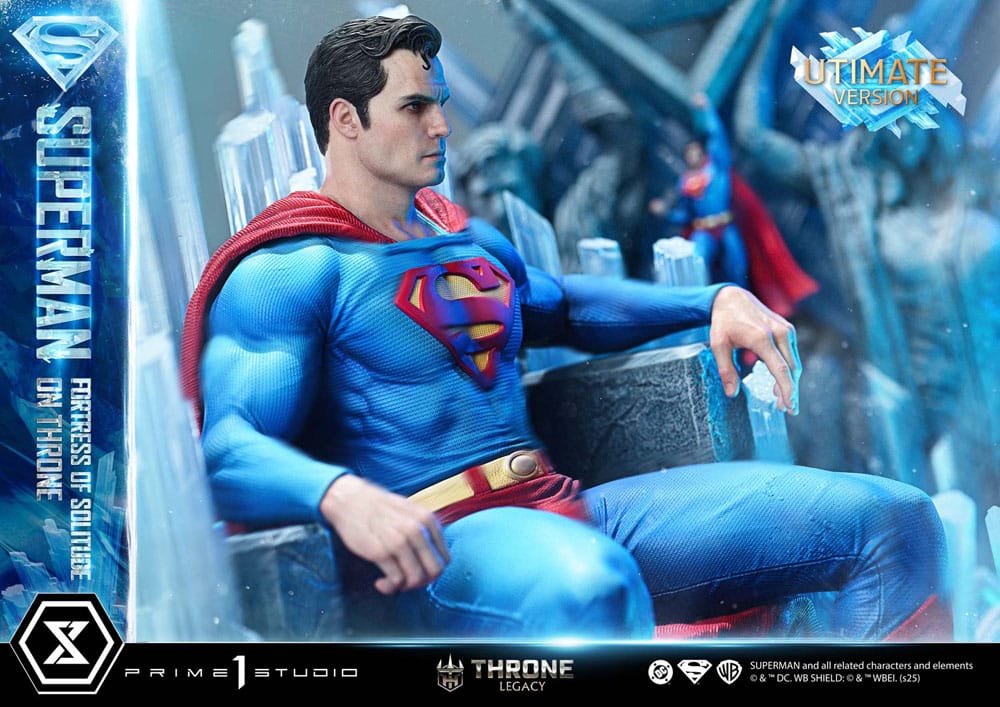 DC Comics Throne Legacy Collection Statue Statue 1/4 Superman Fortress of Solitude on Throne (Design by Gabriele Dell'Otto) Ultimate Bonus Version