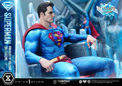 DC Comics Throne Legacy Collection Statue Statue 1/4 Superman Fortress of Solitude on Throne (Design by Gabriele Dell'Otto) Ultimate Bonus Version