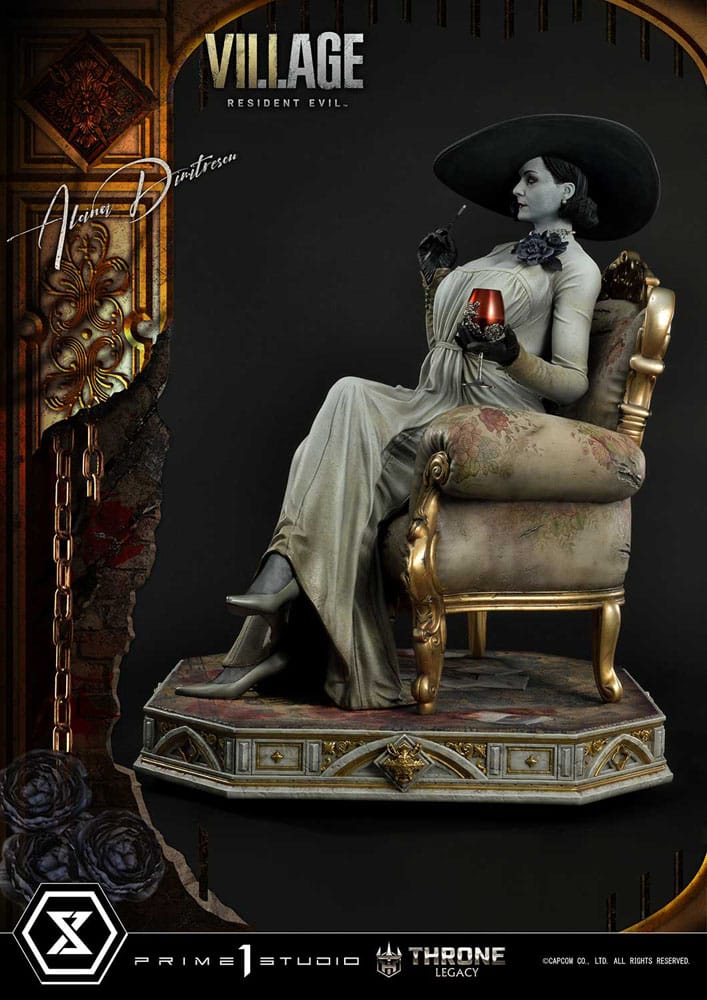 Resident Evil Village Throne Legacy Collection Statue 1/4 Alcina Dimitrescu 66 cm