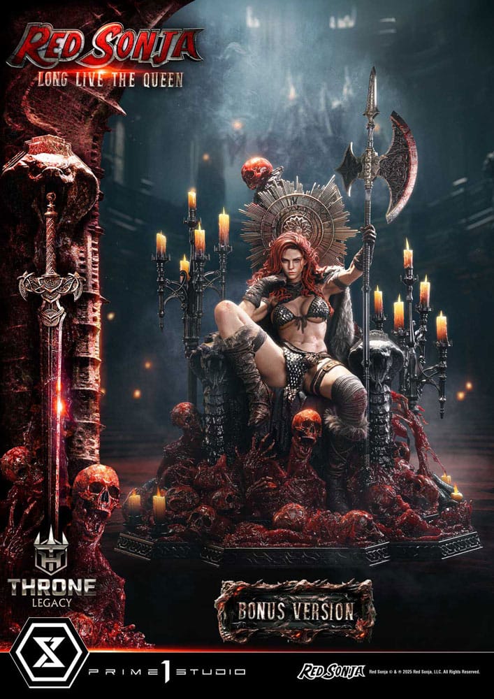 Red Sonja Throne Legacy Collection Statue Statue 1/3 Red Sonja: Long Live the Queen Bonus Version 77 cm Statues