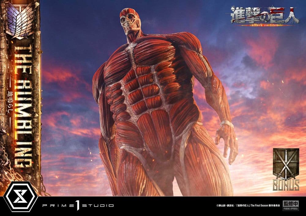 Attack on Titan West Ultimate Diorama Masterline Series Statue The Rumbling Bonus Version 64 cm