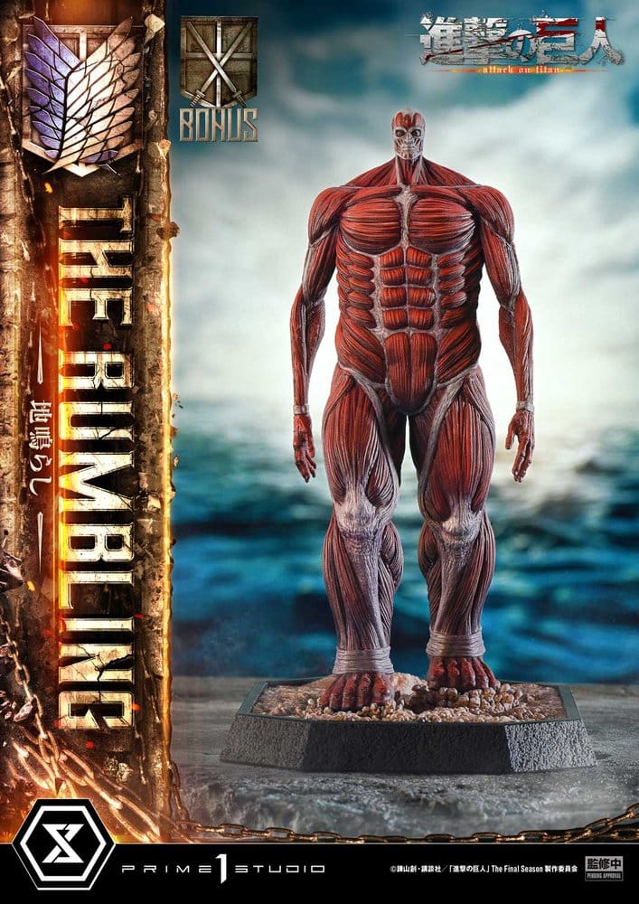 Attack on Titan West Ultimate Diorama Masterline Series Statue The Rumbling Bonus Version 64 cm
