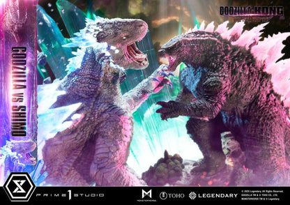 Godzilla x Kong: The New Empire Ultimate Diorama Masterline Series Statue Godzilla vs Shimo 86 cm