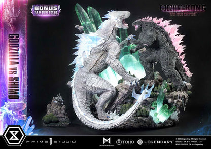 Godzilla x Kong: The New Empire Ultimate Diorama Masterline Series Statue Godzilla vs Shimo Bonus Version 86 cm