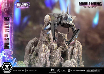 Godzilla x Kong: The New Empire Ultimate Diorama Masterline Series Statue Godzilla vs Shimo Bonus Version 86 cm