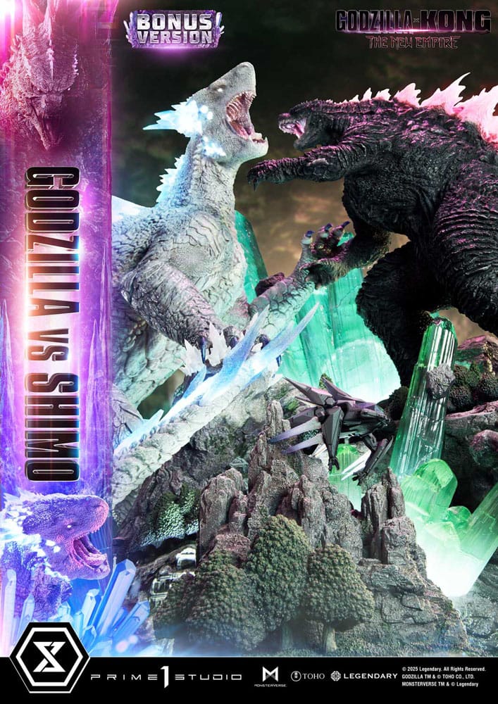 Godzilla x Kong: The New Empire Ultimate Diorama Masterline Series Statue Godzilla vs Shimo Bonus Version 86 cm