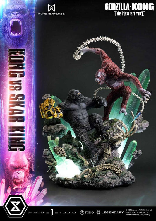 Godzilla x Kong: The New Empire Ultimate Diorama Masterline Series Statue Kong vs Skar King 104 cm Statues
