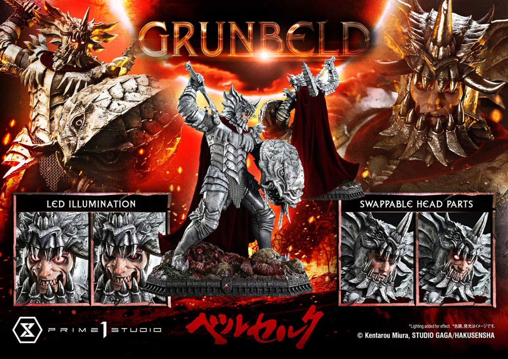 Berserk Ultimate Premium Masterline Series Statue 1/4 Grunbeld Grunbeld vs. Guts Bonus Version 107 cm Statues