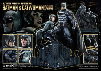 DC Comics Ultimate Premium Masterline Series Statue 1/4 Batman & Catwoman (Concept Design by Clay Mann) 56 cm