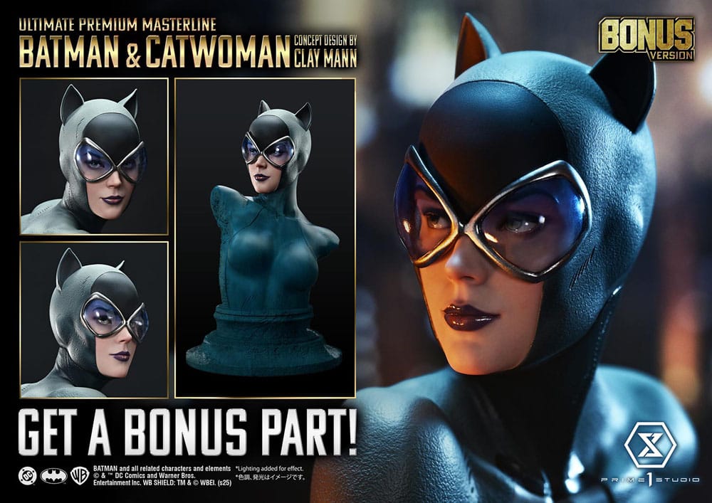 DC Comics Ultimate Premium Masterline Series Statue 1/4 Batman & Catwoman (Concept Design by Clay Mann) Bonus Version 56 cm