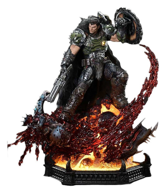 DOOM: The Dark Ages Ultimate Premium Masterline Series Statue 1/4 DOOM Slayer DX Bonus Version 77 cm