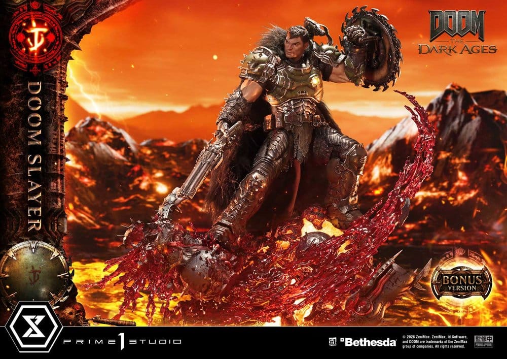 DOOM: The Dark Ages Ultimate Premium Masterline Series Statue 1/4 DOOM Slayer DX Bonus Version 77 cm