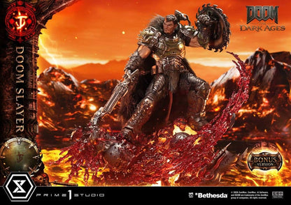 DOOM: The Dark Ages Ultimate Premium Masterline Series Statue 1/4 DOOM Slayer DX Bonus Version 77 cm