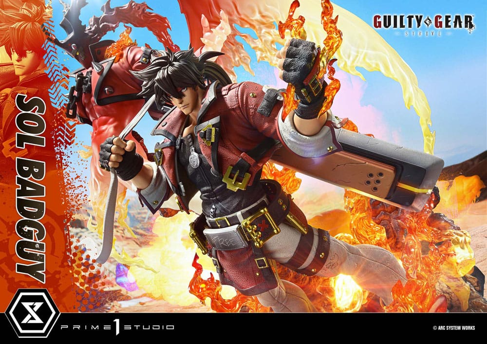 Guilty Gear Strive Ultimate Premium Masterline Series Statue 1/4 Sol Badguy Version 82 cm