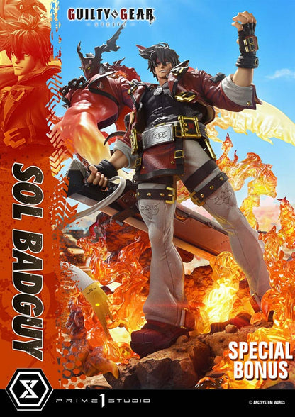 Guilty Gear Strive Ultimate Premium Masterline Series Statue 1/4 Sol Badguy Bonus Version 82 cm