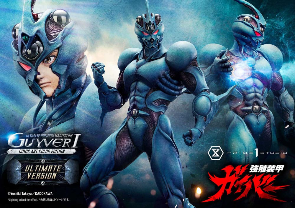 Guyver - The Bioboosted Armor Ultimate Premium Masterline Series Statue 1/4 Guyver I Comic Art Color Edition Ultimate Version 82 cm