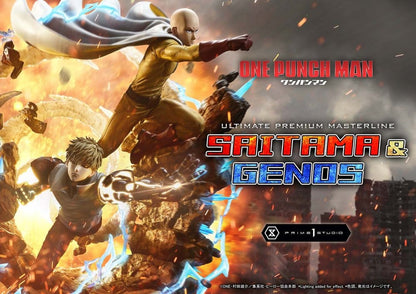 One-Punch Man Premium Masterline Series Statue 1/4 Saitama & Genos 73 cm