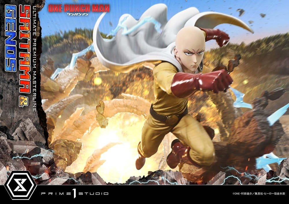 One-Punch Man Premium Masterline Series Statue 1/4 Saitama & Genos 73 cm