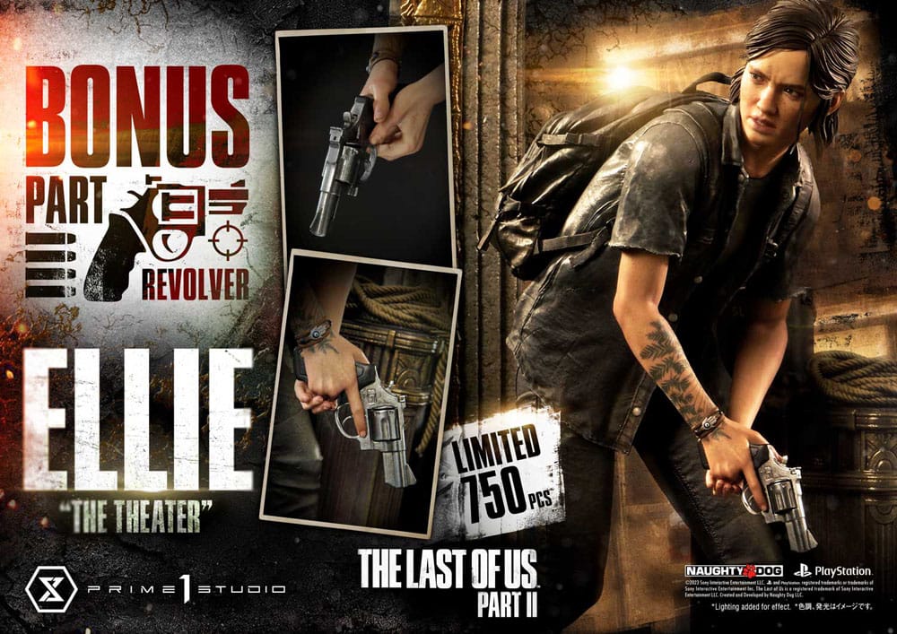 The Last of Us Part II Ultimate Premium Masterline Series Statue 1/4 Ellie ’The Theater’ Bonus Version 58 cm Statues
