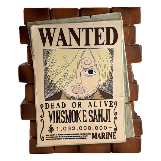 One Piece Coin Bank Sanji Wanted Banks