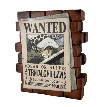 One Piece Coin Bank Law Wanted