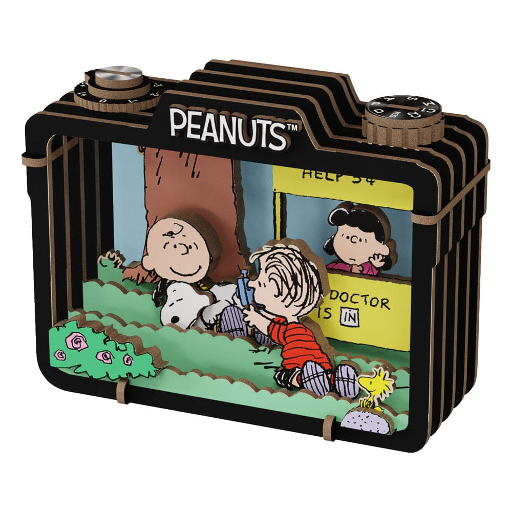Peanuts Puremind Model Kit Wooden Theater Summer Snapshot