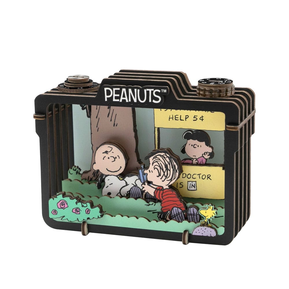 Peanuts Puremind Model Kit Wooden Theater Summer Snapshot